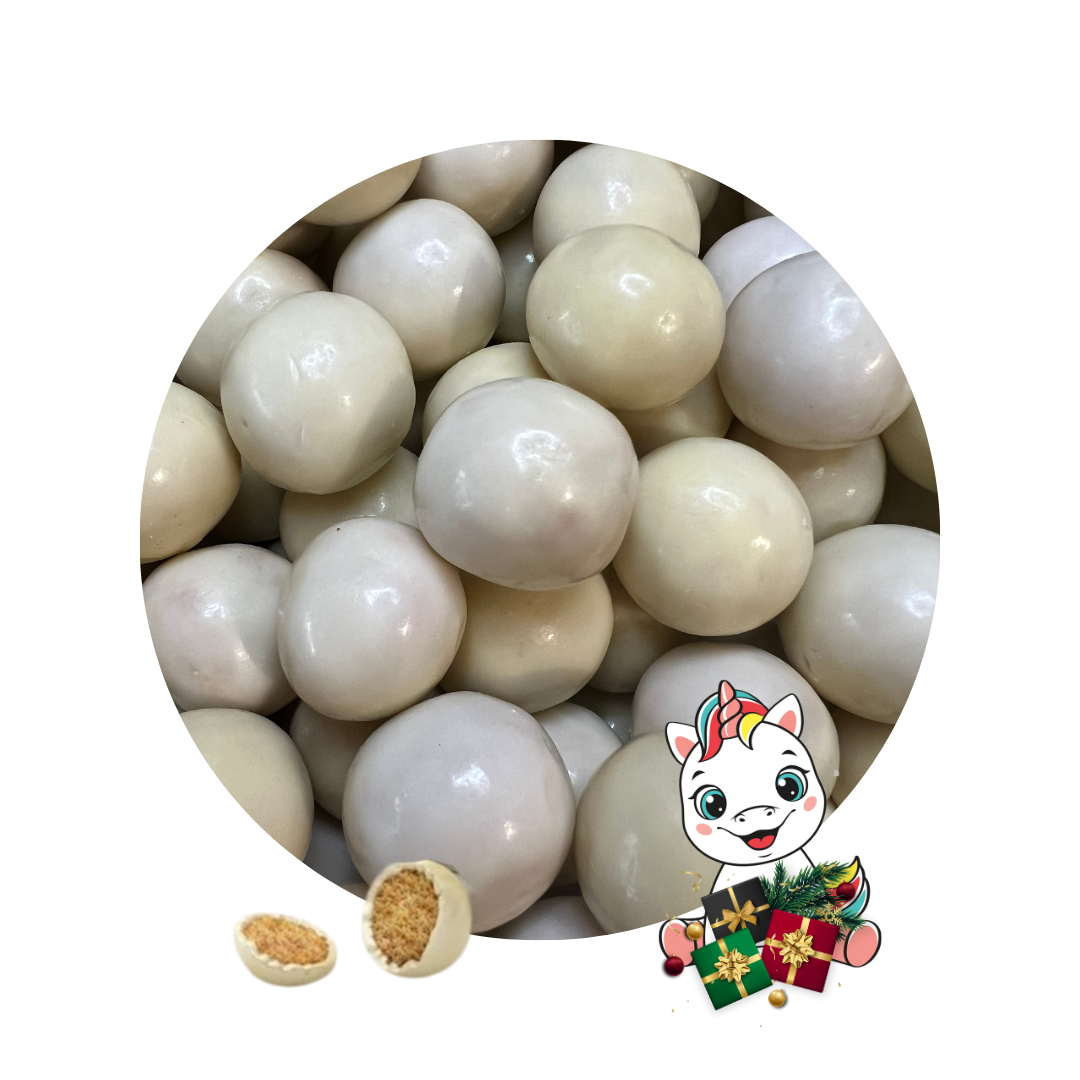Billes céréales au chocolat blanc (lot de 10)