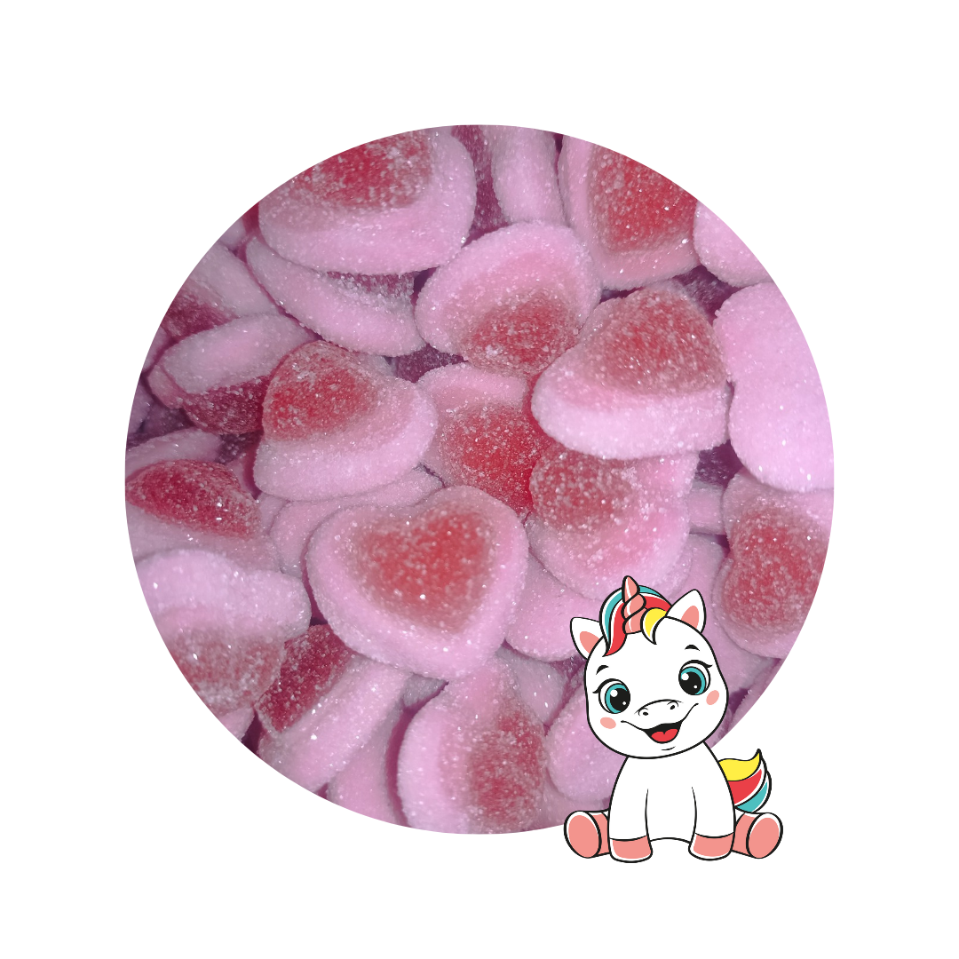 Coeur fraise sucré 100g