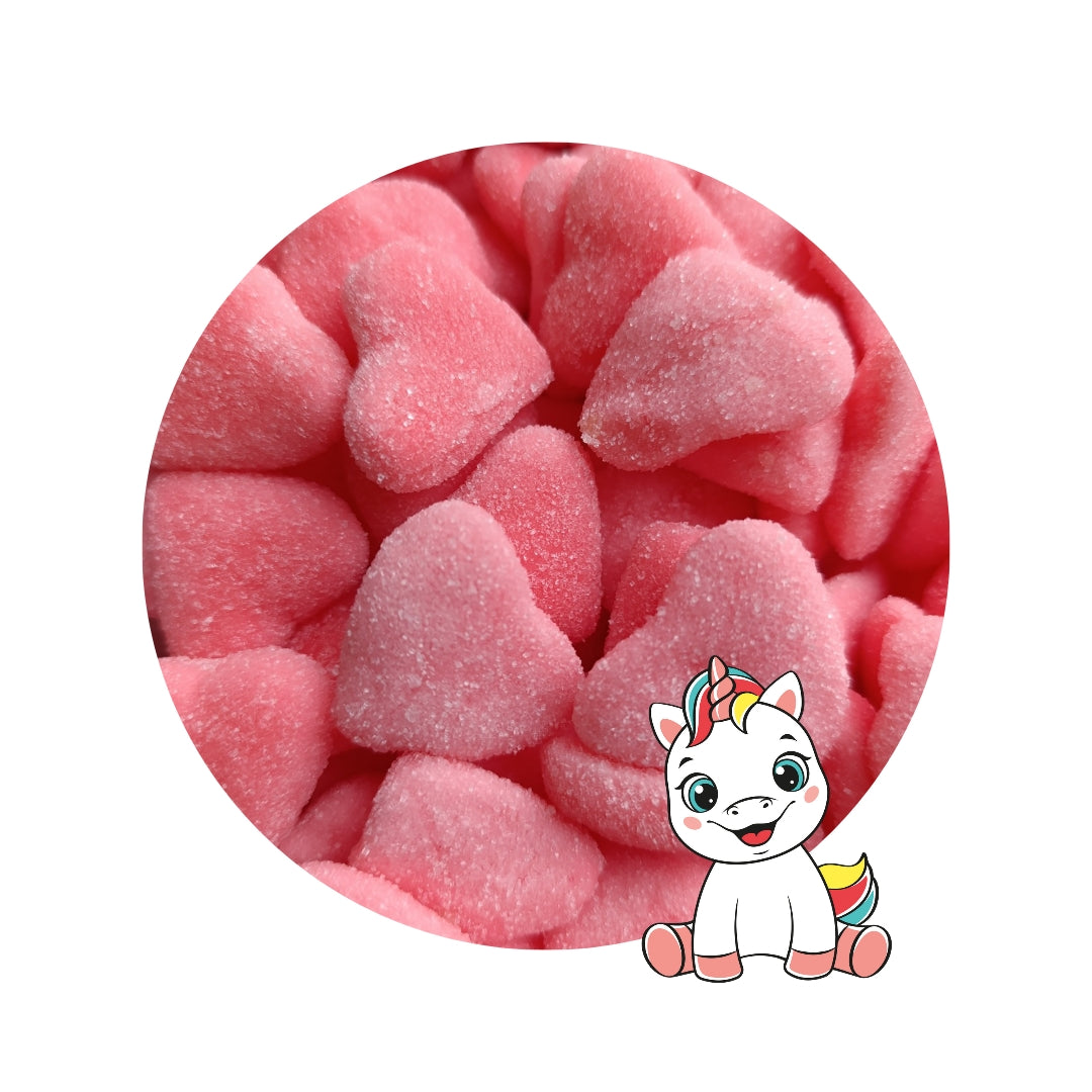 Coeur rose sucré Halal 100g