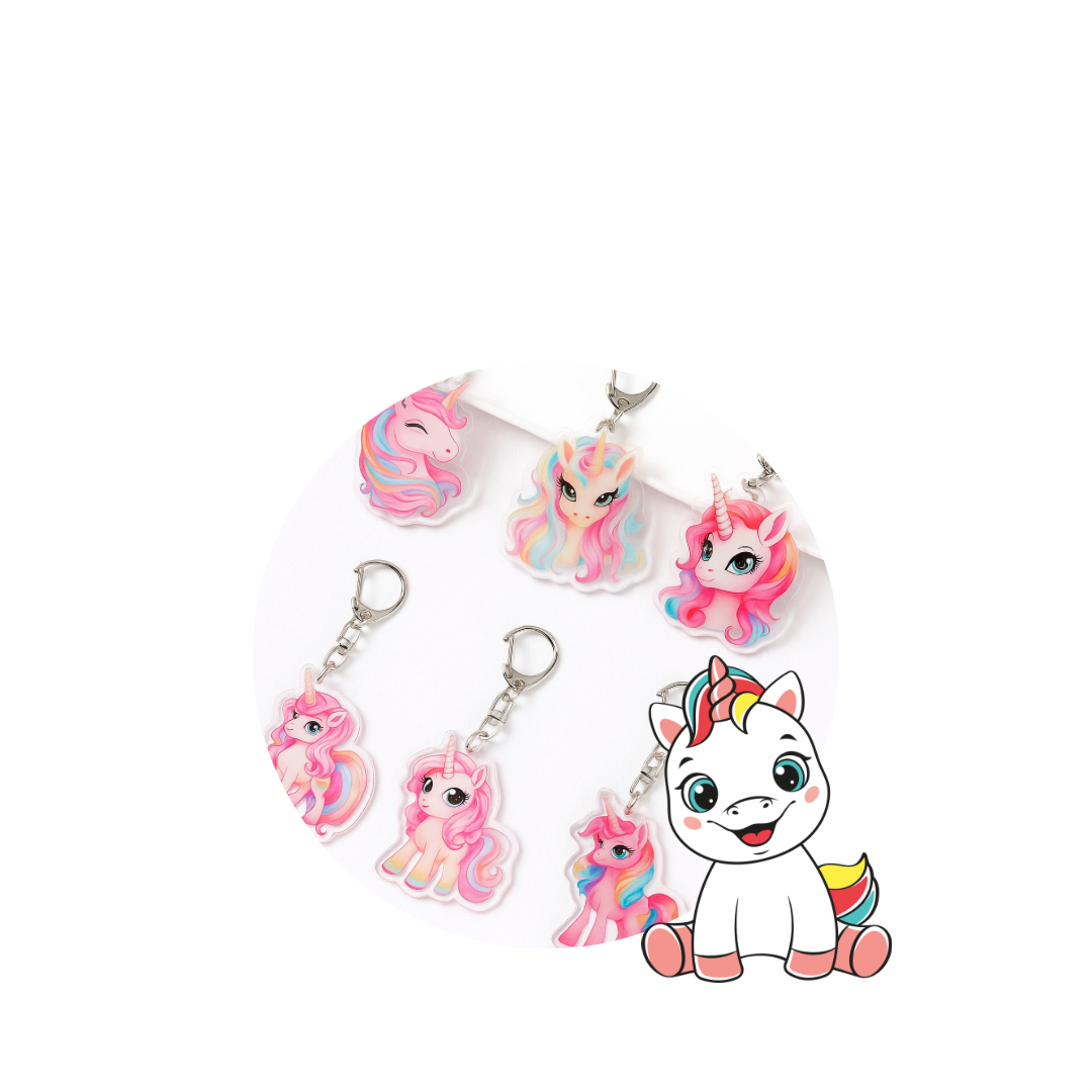 Porte clef licorne (x1)