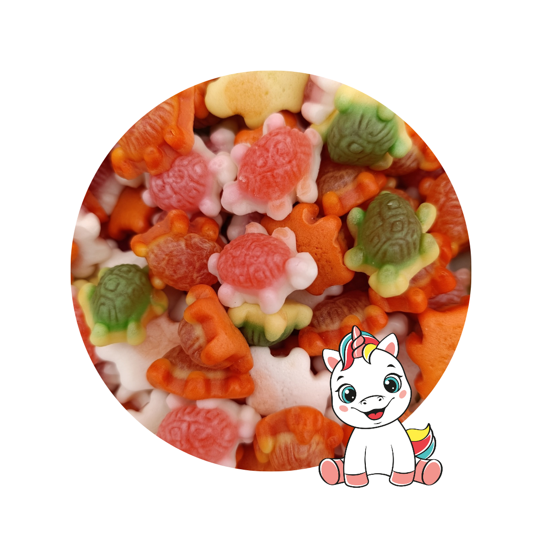 Tortues fourrées 100g