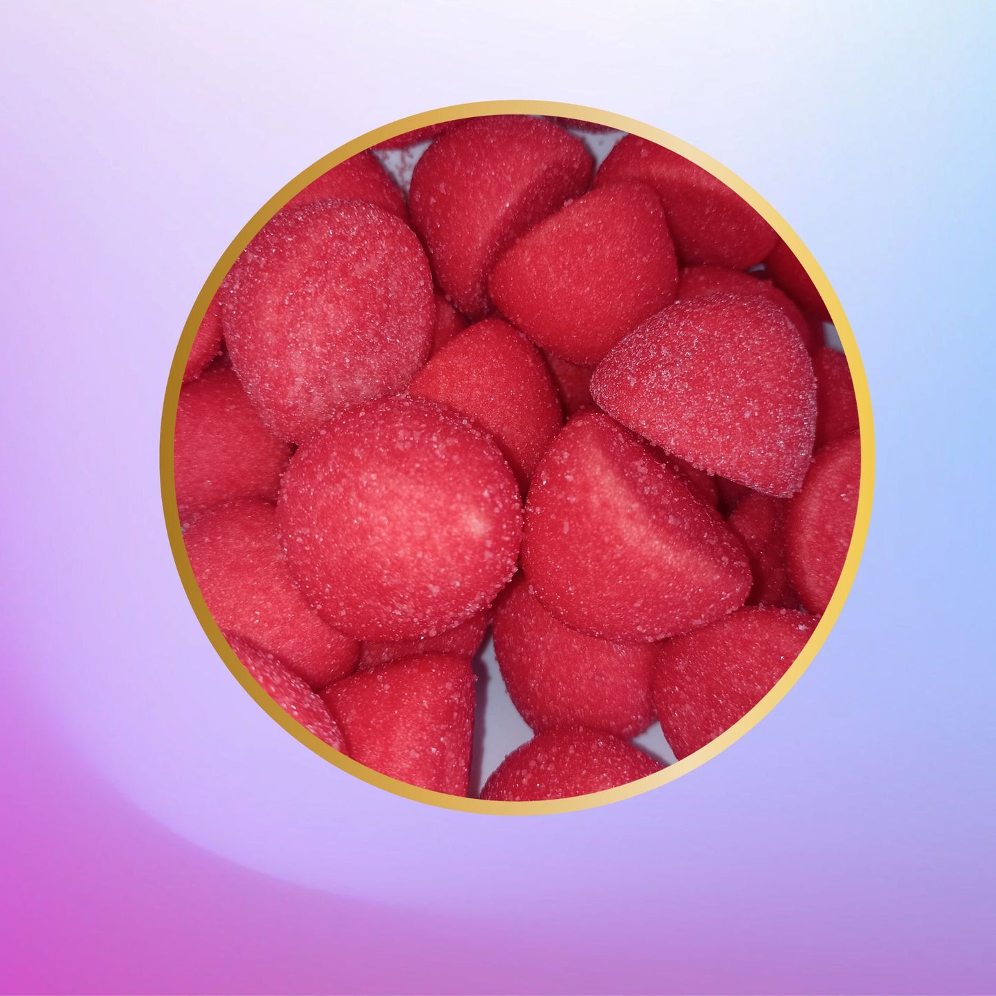 Balle de Golf Rouge à la fraise 100g