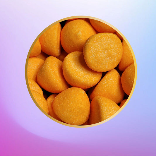 Balle de golf orange à la pêche 100g