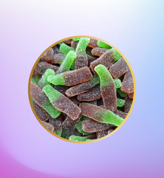 Bouteille de cola vert 100g