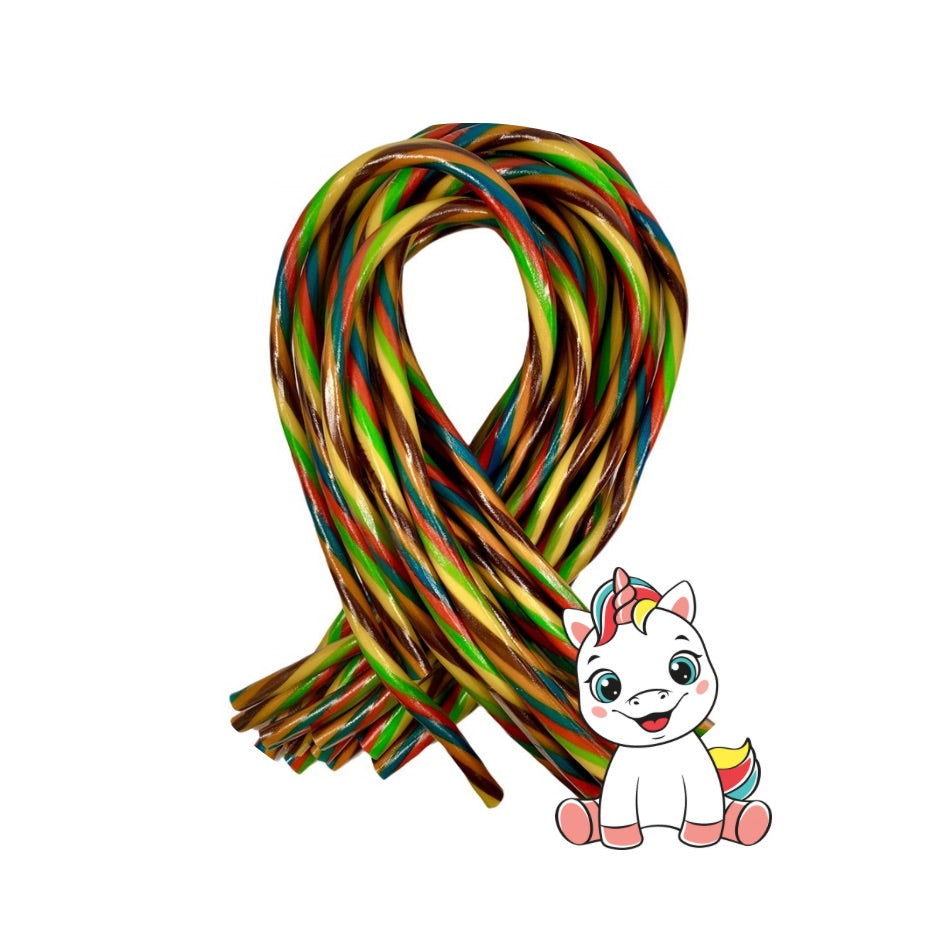 Cable américain multicolore lisse (x1)