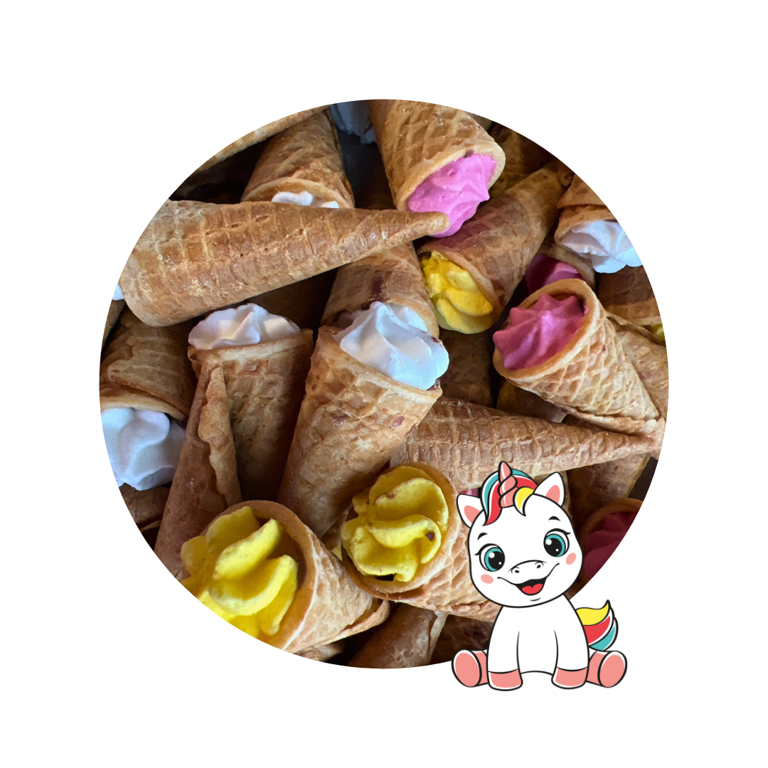 Cônes chocolat meringue (x4)