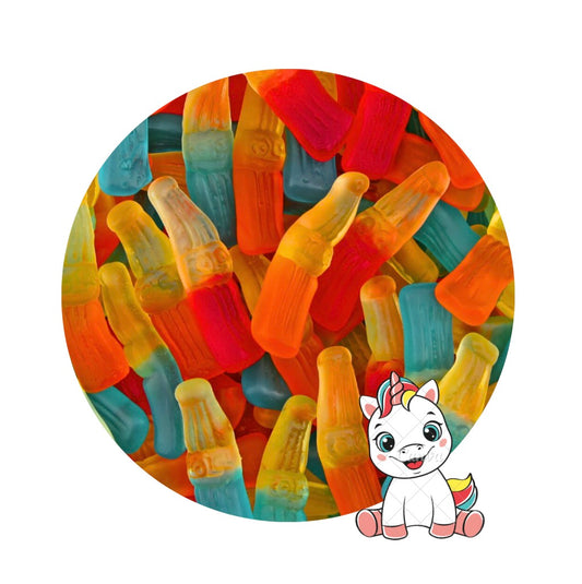 Bouteilles multi couleurs Halal 100g