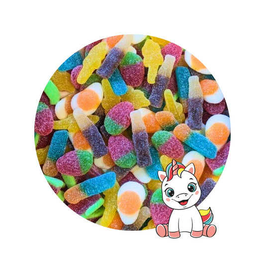 Jelly mania acide mix Halal 100g