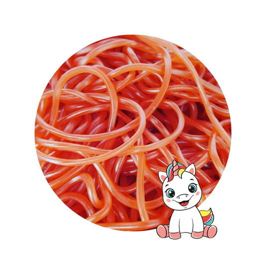 Lassos Lisse à la fraise Lot de 10