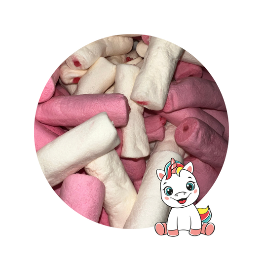 Marshmallow fourré à la fraise ( lot de 10)