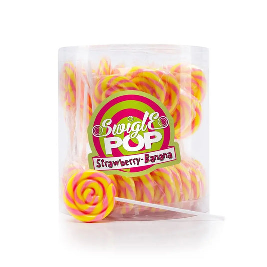 Mini sucette Swigle pop Fraise Banane (x1)