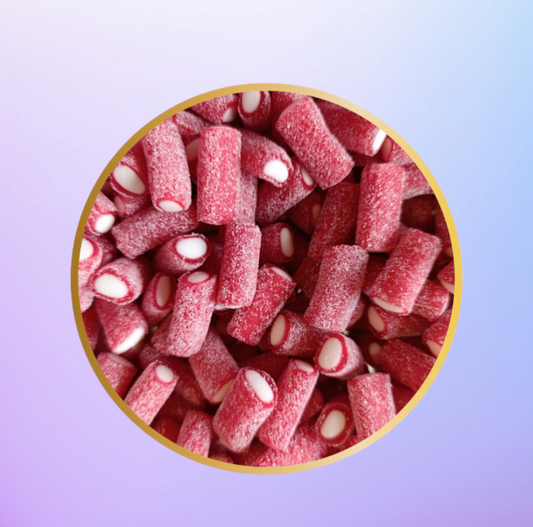 Mini tubes acidulés fraise 100g