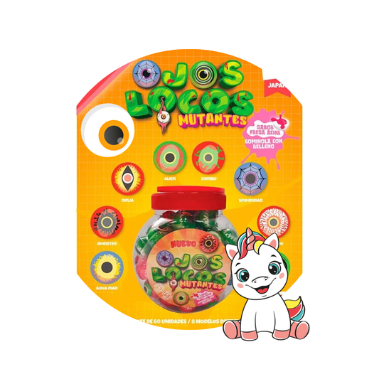 Yeux mutant fraise (x1)