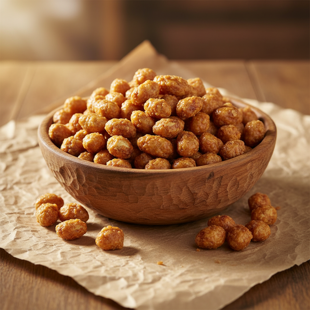 Craquez pour les incontournables chouchous pralinés, ces cacahuètes enrobées d’un délicieux caramel croquant au bon goût de sucre cuit. Un petit plaisir sucré, simple et authentique, qui rappelle les saveurs des vacances et des promenades sur les marchés.
À déguster à tout moment de la journée !