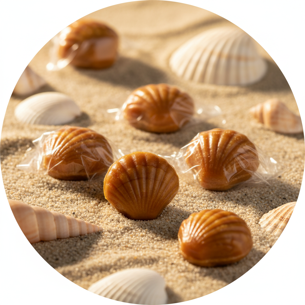 Coquillages fourrés au caramel 🍬

Découvrez ces délicieux coquillages fourrés au caramel, une confiserie gourmande au charme rétro. Leur cœur fondant au caramel, associé à une coque croquante et sucrée, offre un savoureux contraste de textures et une véritable pause plaisir.

✨ Une douceur idéale pour les amateurs de caramel et de confiseries traditionnelles.