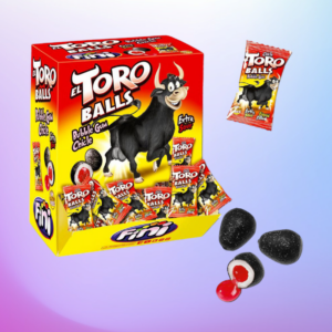 El toro balls est un bubble gum avec un liquide à l'intérieur.