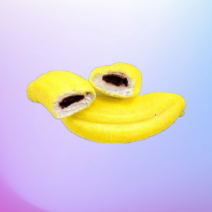 Banane fourrée au chocolat