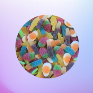 Jelly mania est un mélange de bonbons acide.